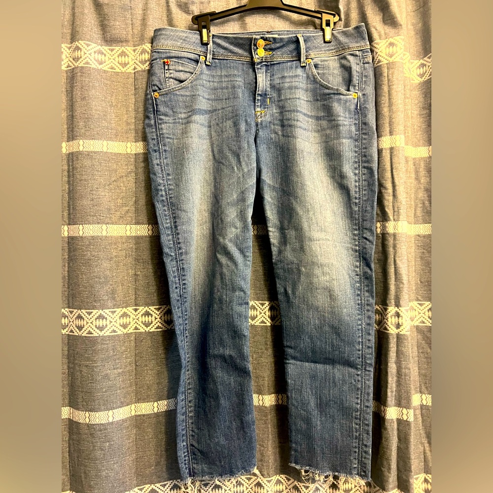 💕HUDSON💕 Collin Flap Pocket Crop Skinny Jeans